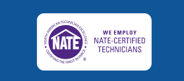 We Employ NATE Certified Technicians